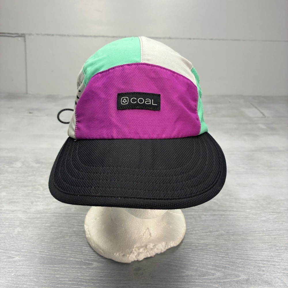 Coal Provo 5 Panel Hat OSFM Multi Colorblock Running Hiking Adventure Cap Vented